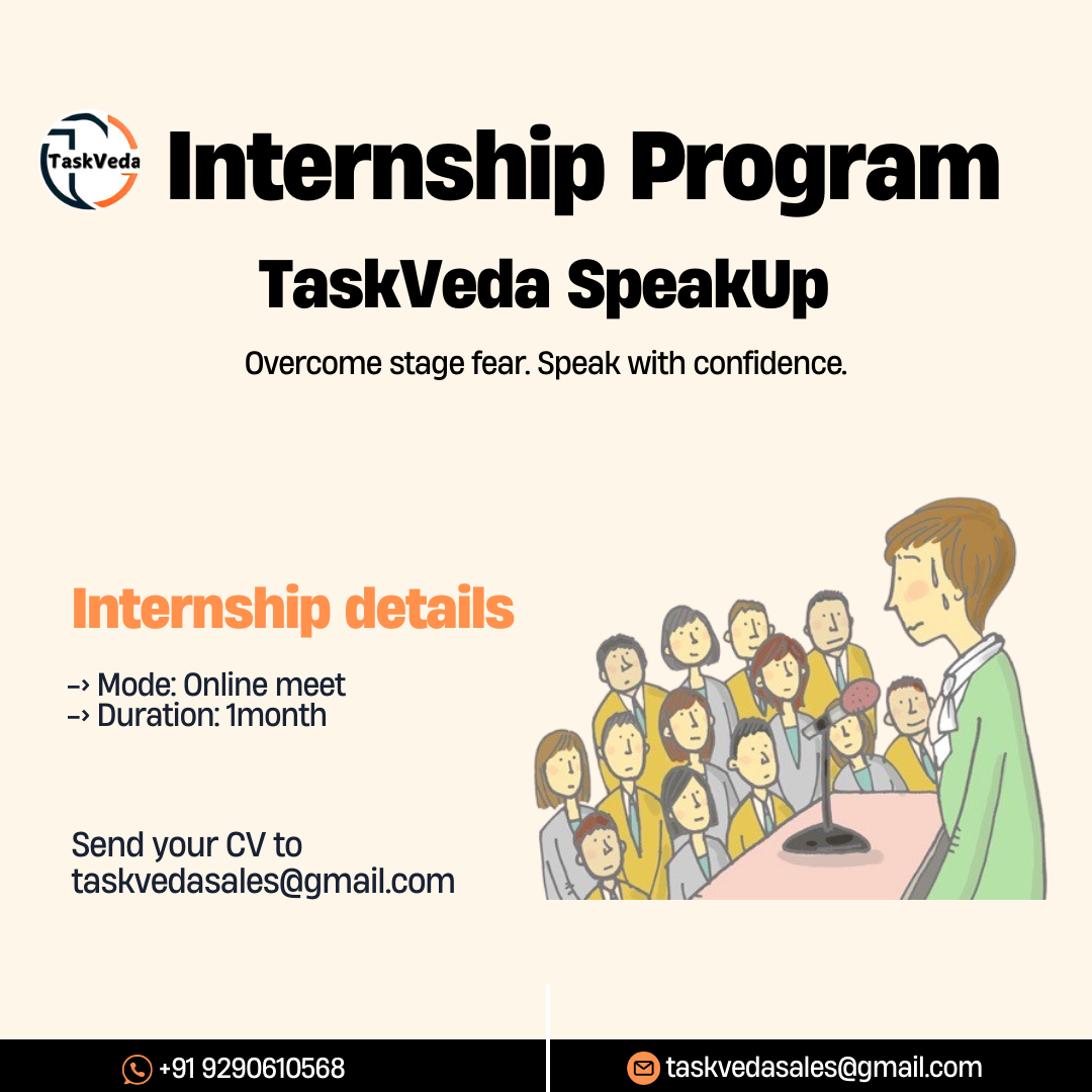SpeakUp Internship